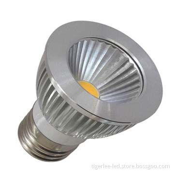 SAA COB LED spotlights, 5W power, 360 to 450lm luminous flux, GU10, E27, GU5.3
